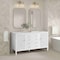 James Martin Vanities 60'' Double Vanity, Bright White 485-V60D-M-BW - alternate 5